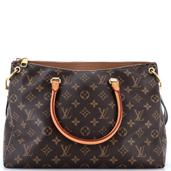 Louis Vuitton Pallas Tote Monogram Canvas with Leather