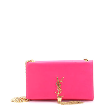 Saint Laurent Classic Monogram Tassel Crossbody Bag Leather Medium