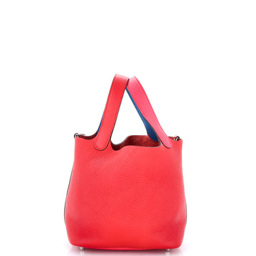 Hermes Picotin Lock Bag Tricolor Clemence PM