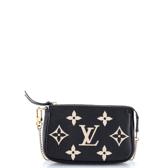 Louis Vuitton Pochette Accessoires Bicolor Monogram Empreinte Giant Mini