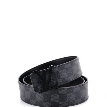 Louis Vuitton LV Initiales Belt Damier Graphite Wide