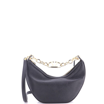 Valentino Garavani Vlogo Moon Hobo Leather Small