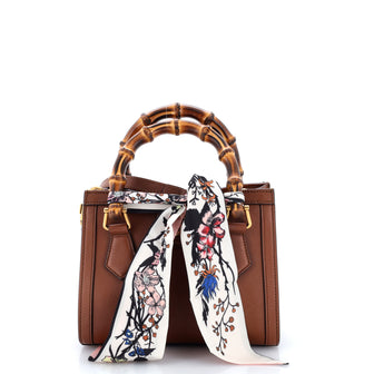 Gucci Diana NM Bamboo Handle Tote Leather Mini
