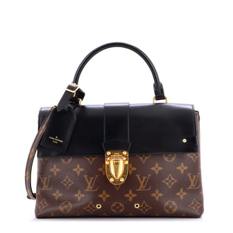 Louis Vuitton One Handle Flap Bag Monogram Canvas and Leather MM