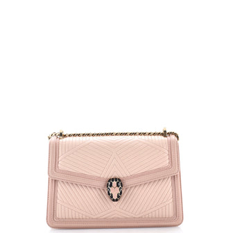 Bvlgari Serpenti Forever Shoulder Bag Quilted Leather Small