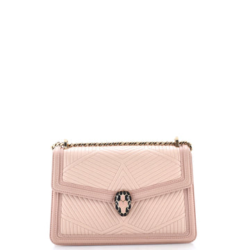 Bvlgari Serpenti Forever Shoulder Bag Quilted Leather Small