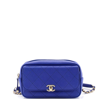 Chanel Casual Trip Waist Bag Quilted Goatskin