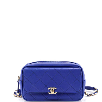 Chanel Casual Trip Waist Bag Quilted Goatskin