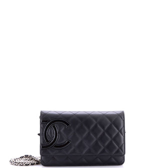 Chanel Cambon Wallet on Chain Quilted Leather