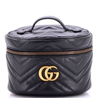 Gucci GG Marmont Vanity Backpack Matelasse Leather Mini