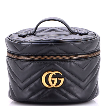 Gucci GG Marmont Vanity Backpack Matelasse Leather Mini