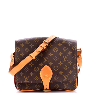 Louis Vuitton Cartouchiere Handbag Monogram Canvas GM