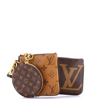 Louis Vuitton Trio Pouch Set Reverse Monogram Giant