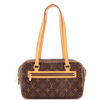 Louis Vuitton Cite Handbag Monogram Canvas MM