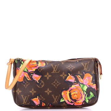 Louis Vuitton Pochette Accessoires Limited Edition Monogram Roses