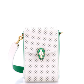 Bvlgari x Casablanca Serpenti Apres Tennis Pochette Perforated Leather