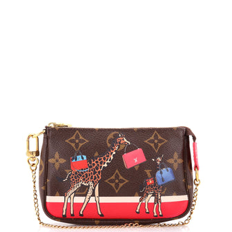 Louis Vuitton Pochette Accessoires Limited Edition Monogram Canvas Mini
