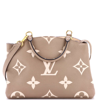 Louis Vuitton Petit Palais Handbag Bicolor Monogram Empreinte Giant
