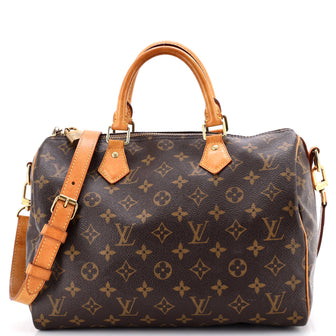 Louis Vuitton Speedy Bandouliere Bag Monogram Canvas 30