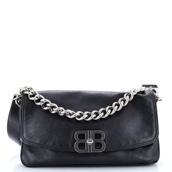 Balenciaga BB Soft Flap Bag Leather Medium