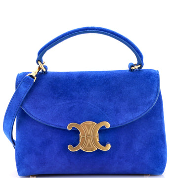 Celine Nino Top Handle Bag Leather Teen