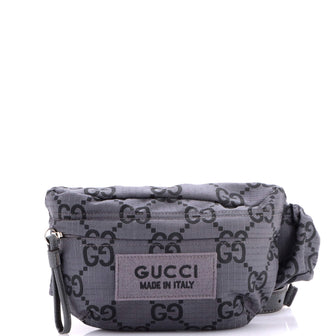 Gucci Ripstop Belt Bag GG Nylon and Leather