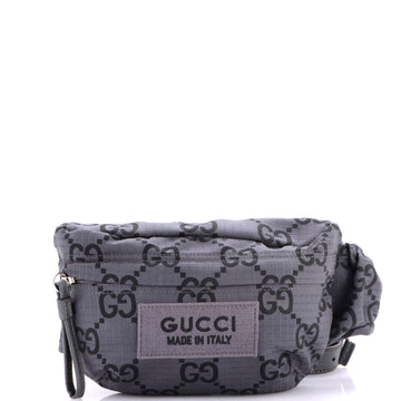 Gucci Ripstop Belt Bag GG Nylon and Leather