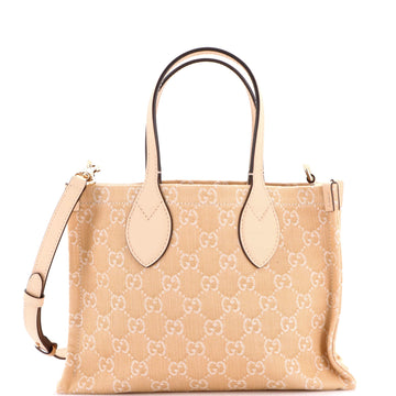 Gucci Ophidia Shopper Tote GG Denim Medium