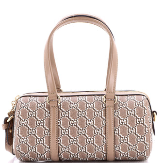 Gucci Convertible Duffle Bag GG Shadow Coated Canvas Small