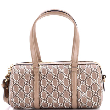 Gucci Convertible Duffle Bag GG Shadow Coated Canvas Small