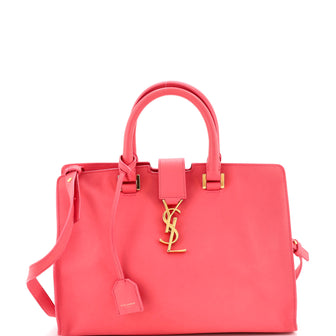 Saint Laurent Monogram Cabas Leather Small