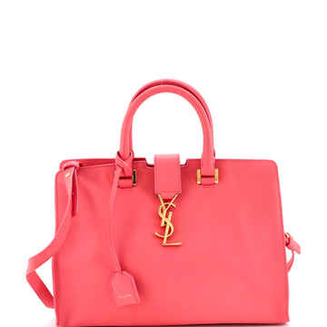 Saint Laurent Monogram Cabas Leather Small