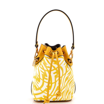 Fendi Mon Tresor Bucket Bag Vertigo Zucca Coated Canvas Mini