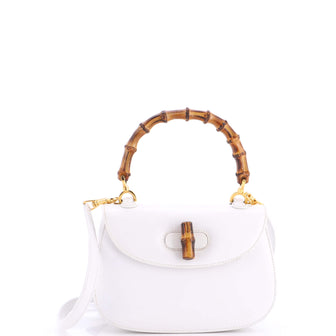 Gucci Bamboo 1947 Top Handle Bag Leather Small