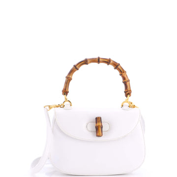 Gucci Bamboo 1947 Top Handle Bag Leather Small