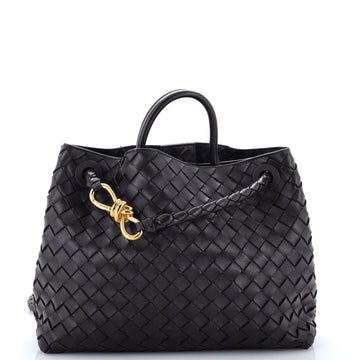 Bottega Veneta Andiamo Top Handle Bag Intrecciato Nappa Medium