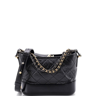 Chanel Gabrielle Hobo Quilted Aged Calfskin Small