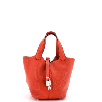 Hermes Picotin Lock Bag Clemence PM