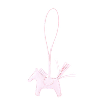 Hermes Mono-Tone GriGri Rodeo Bag Charm Leather PM