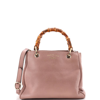 Gucci Bamboo Shopper Tote Leather Small