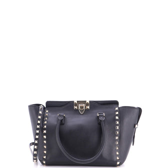 Valentino Garavani Rockstud Tote Rigid Leather Small