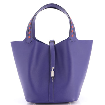 Hermes Picotin Lock Bag Tressage Epsom MM
