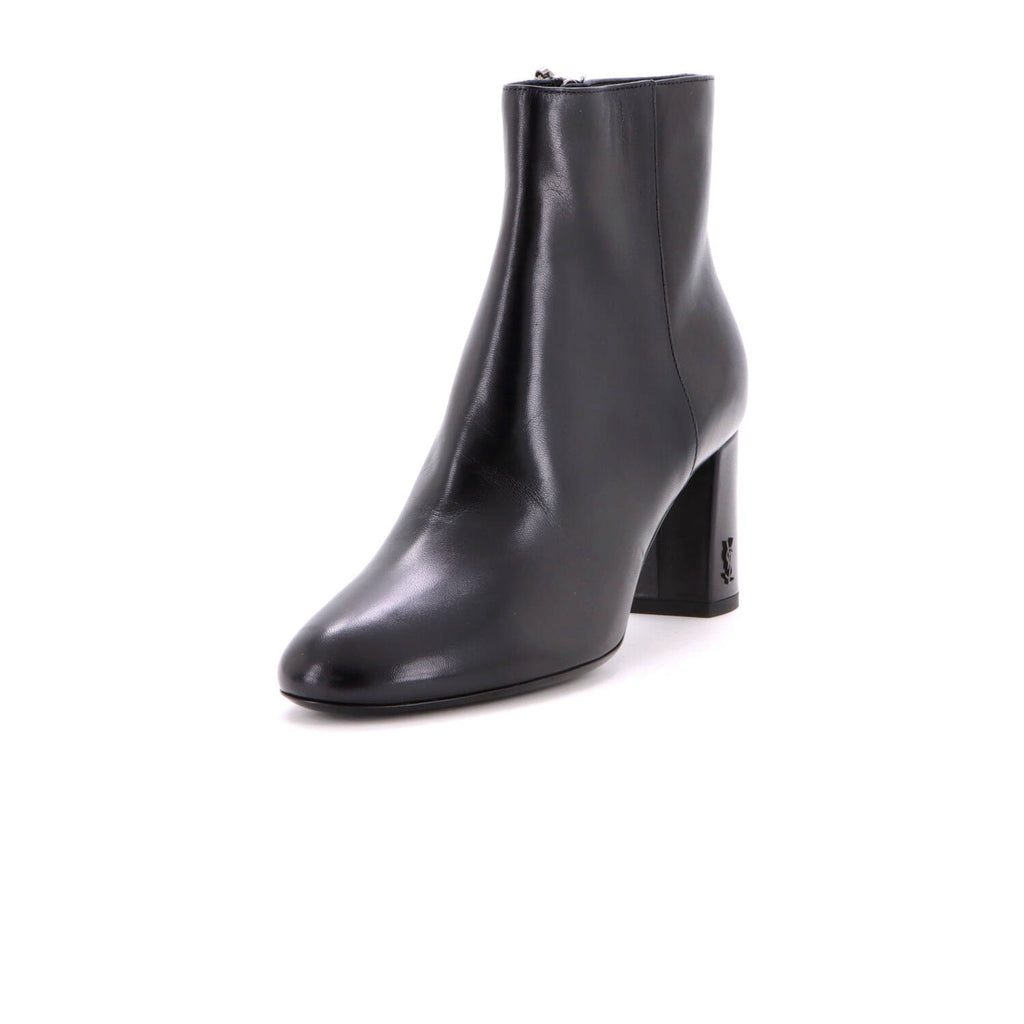 Saint Laurent Women's LouLou Ankle Boots Leather Black 4362371