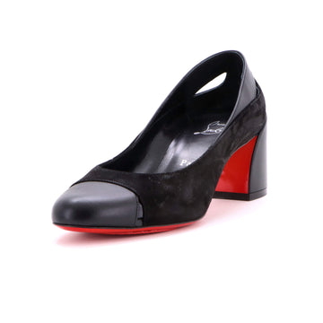 Christian Louboutin Women's Miss Duvette Pumps Suede and Leather 55