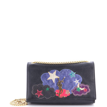 Saint Laurent Classic Monogram Crossbody Bag Patchwork Leather Medium