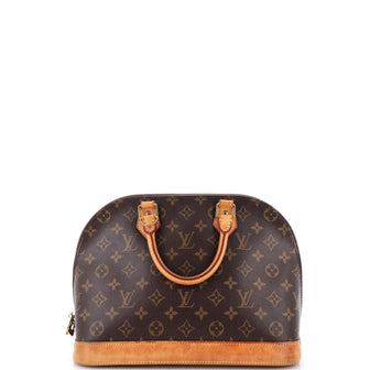 Louis Vuitton Alma Handbag Monogram Canvas PM
