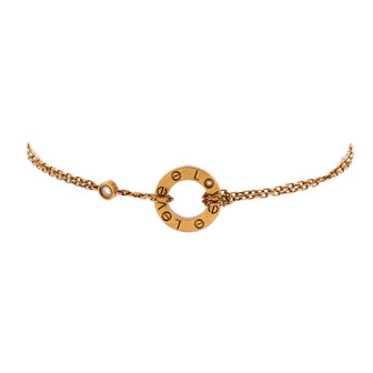 Cartier 2 Diamonds Love Bracelet 18K Yellow Gold with Diamonds