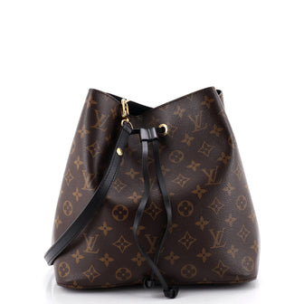 Louis Vuitton NeoNoe Handbag Monogram Canvas with Leather MM
