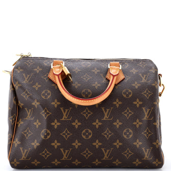 Louis Vuitton Speedy Bandouliere Bag Monogram Canvas 30