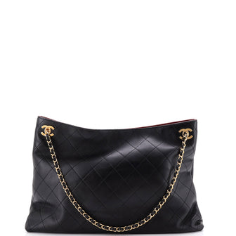 Chanel Metiers d'Art CC Shopping Bag Quilted Lambskin Large